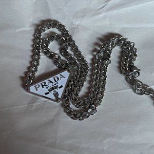 Repurposed Triangle Chain Necklace